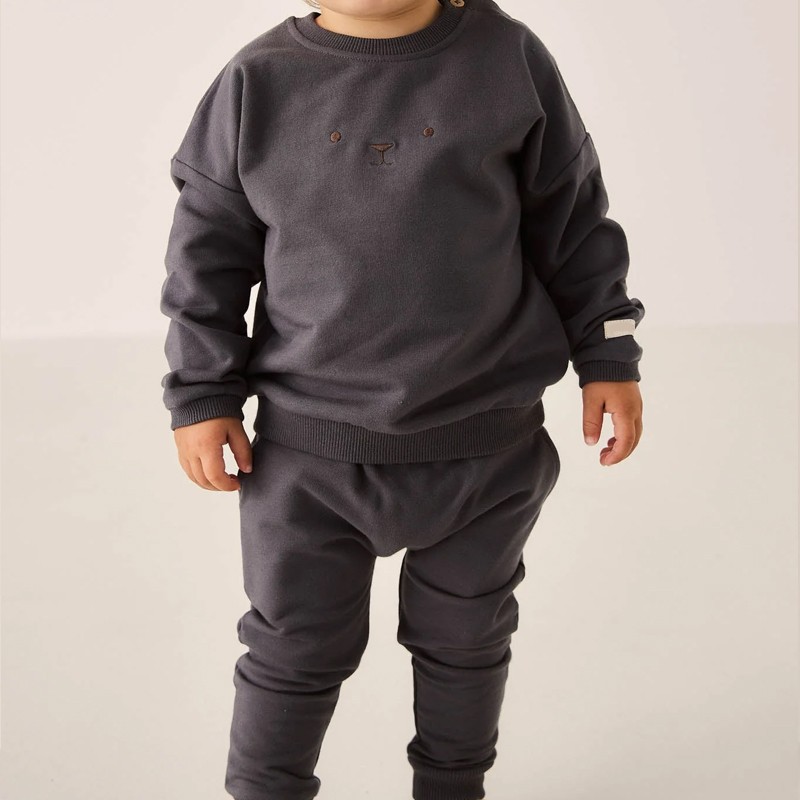 Kids Tracksuits Supplier - Organic Cotton Sweatshirt Jogger
