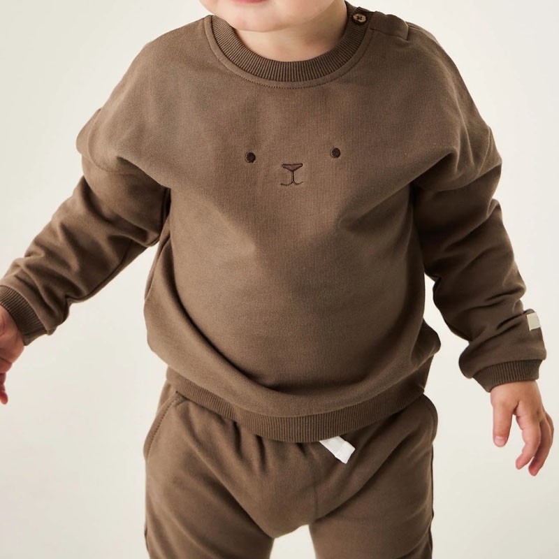 Kids Tracksuits Supplier - Organic Cotton Sweatshirt Jogger