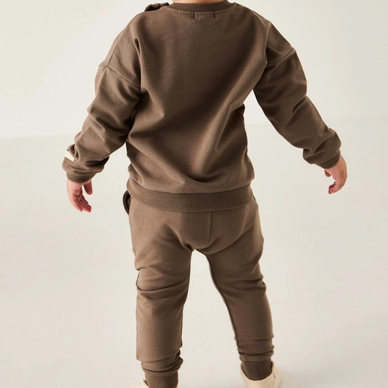 Kids Tracksuits Supplier - Organic Cotton Sweatshirt Jogger