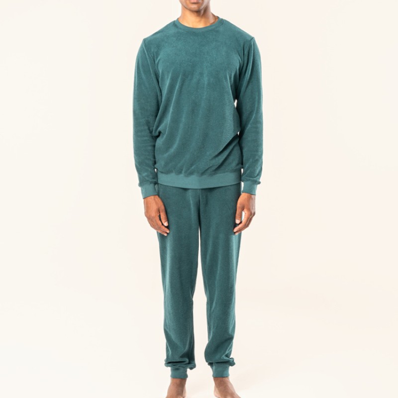Men's Pyjamas Supplier - Terry Cotton Sleepwear Loungewear