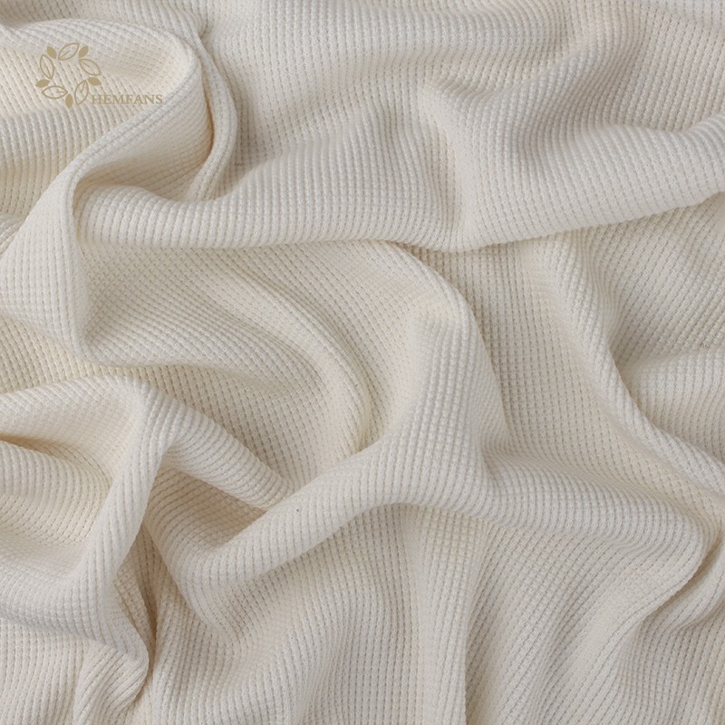 Waffle Fabric Manufacturer - Hemp Organic Cotton 350gsm