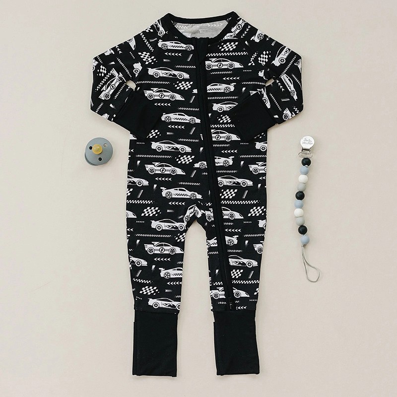 Baby Onesie Supplier - Organic Bamboo Zip Romper