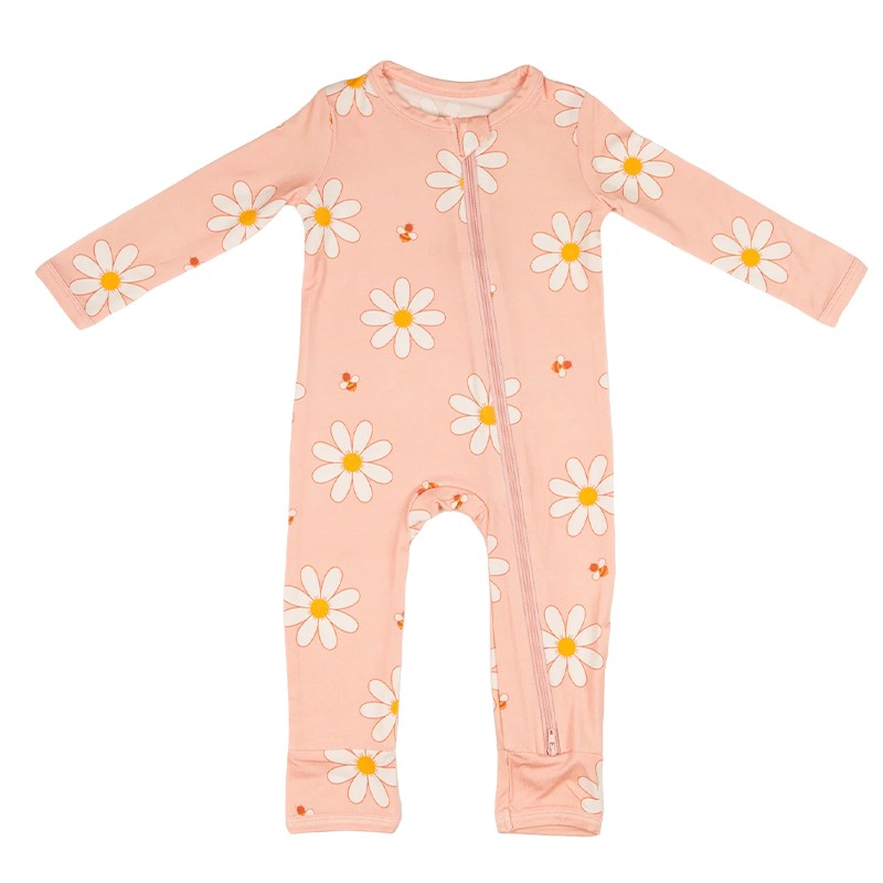 Baby Pajamas Supplier - Organic Bamboo Zipper Jersey