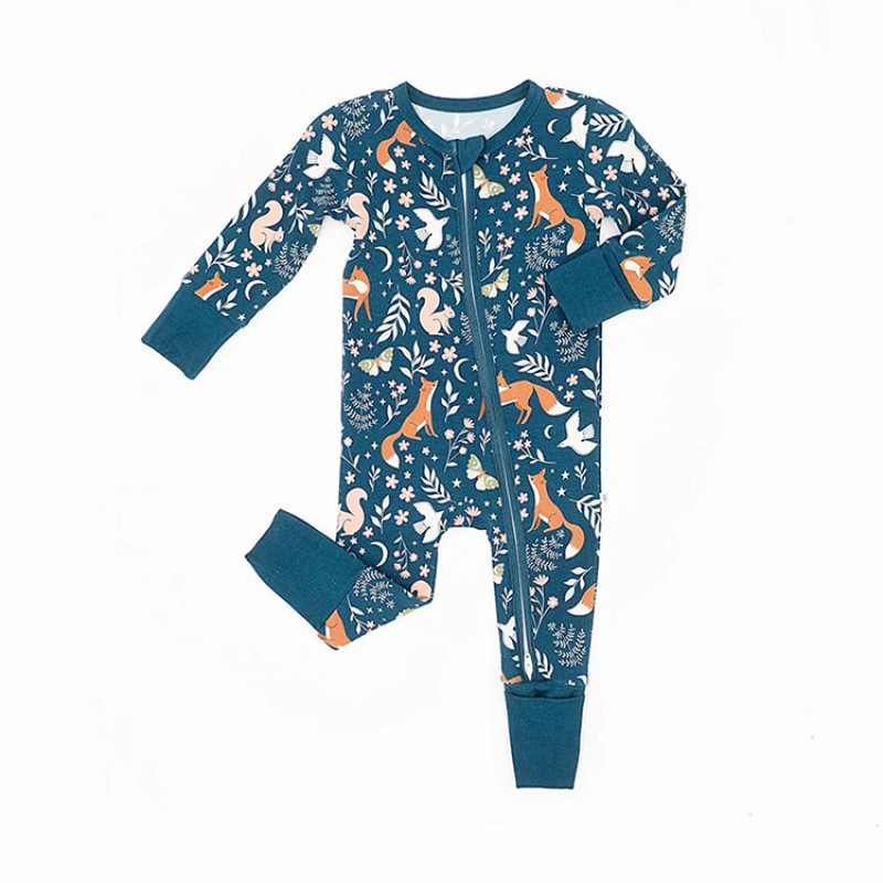Baby Rompers Supplier - Organic Bamboo Onesie Zipper