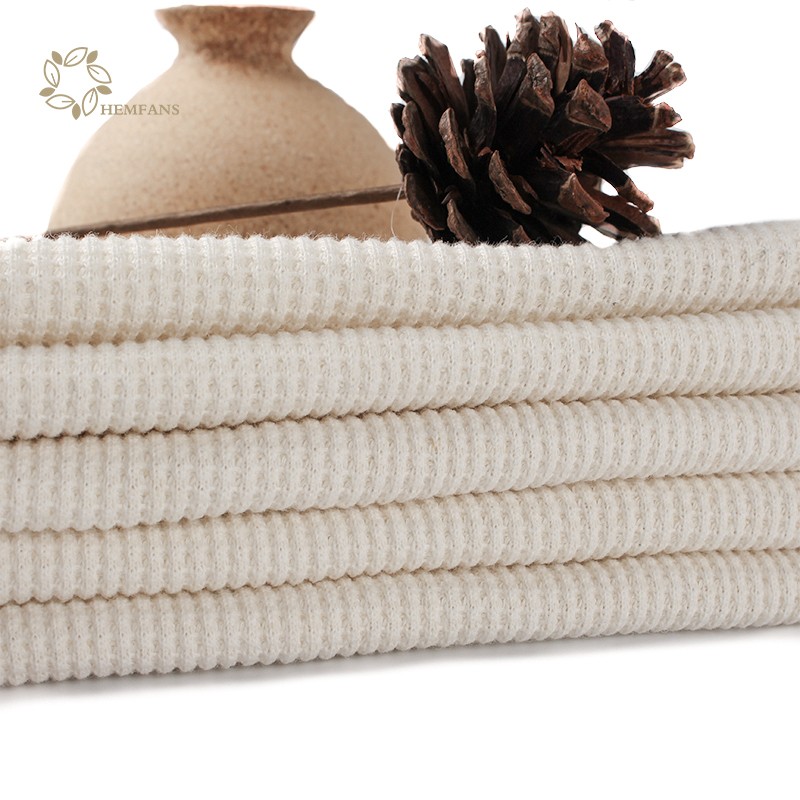 Waffle Fabric Manufacturer - Hemp Organic Cotton 350gsm