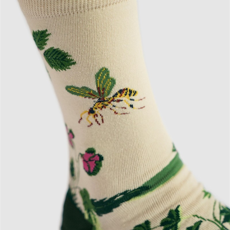 Men's Socks Supplier - Hemp Organic Cotton Jacquard