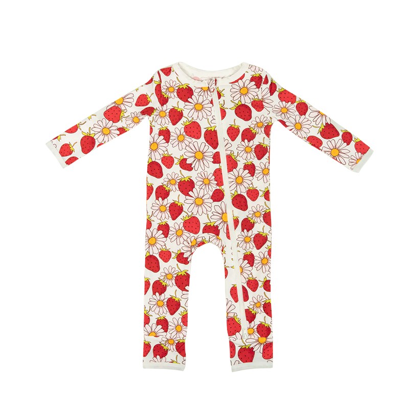 Baby Pajamas Supplier - Organic Bamboo Zipper Jersey