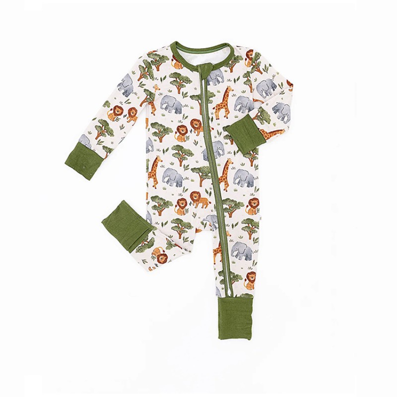 Baby Rompers Supplier - Organic Bamboo Onesie Zipper