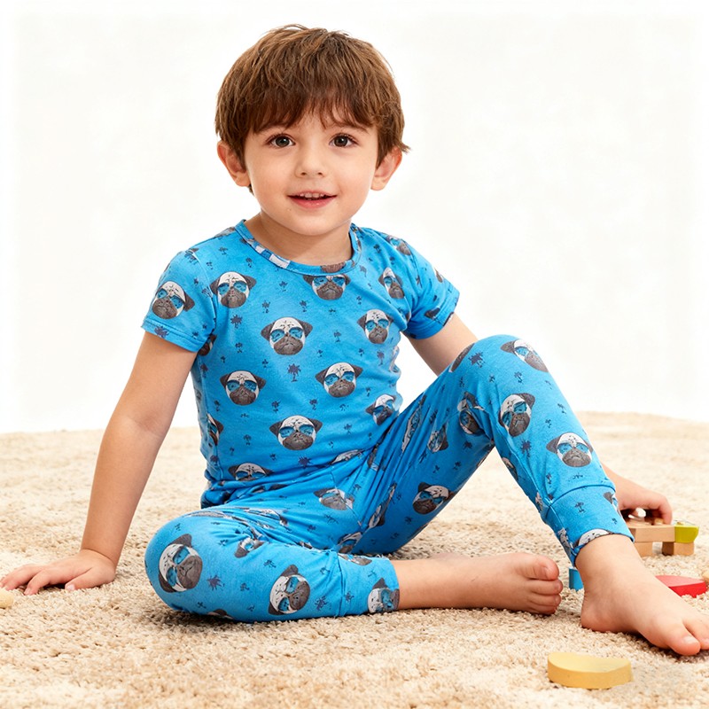 Kids Pajamas Factory - Organic Bamboo Short Sleeve