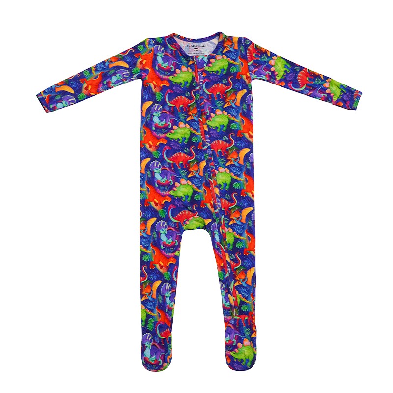 Baby Romper Supplier - Organic Bamboo 2 Way Zip