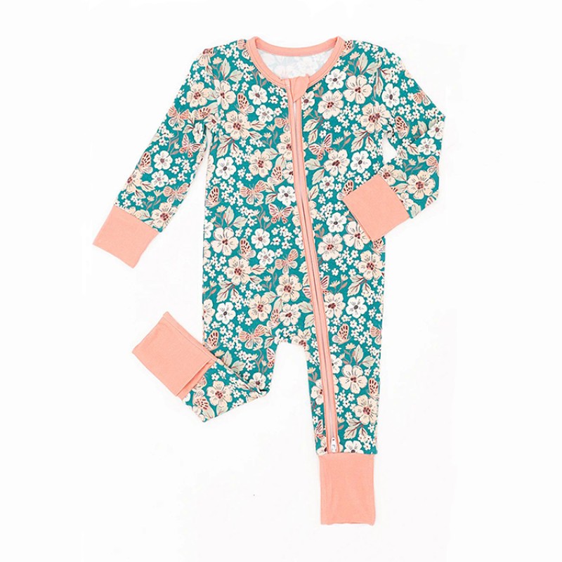 Baby Rompers Supplier - Organic Bamboo Onesie Zipper