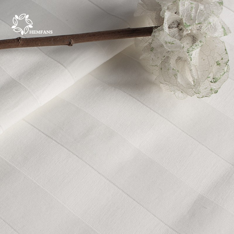 Sheet Fabric Supplier - Bamboo Cotton Satin Stripe