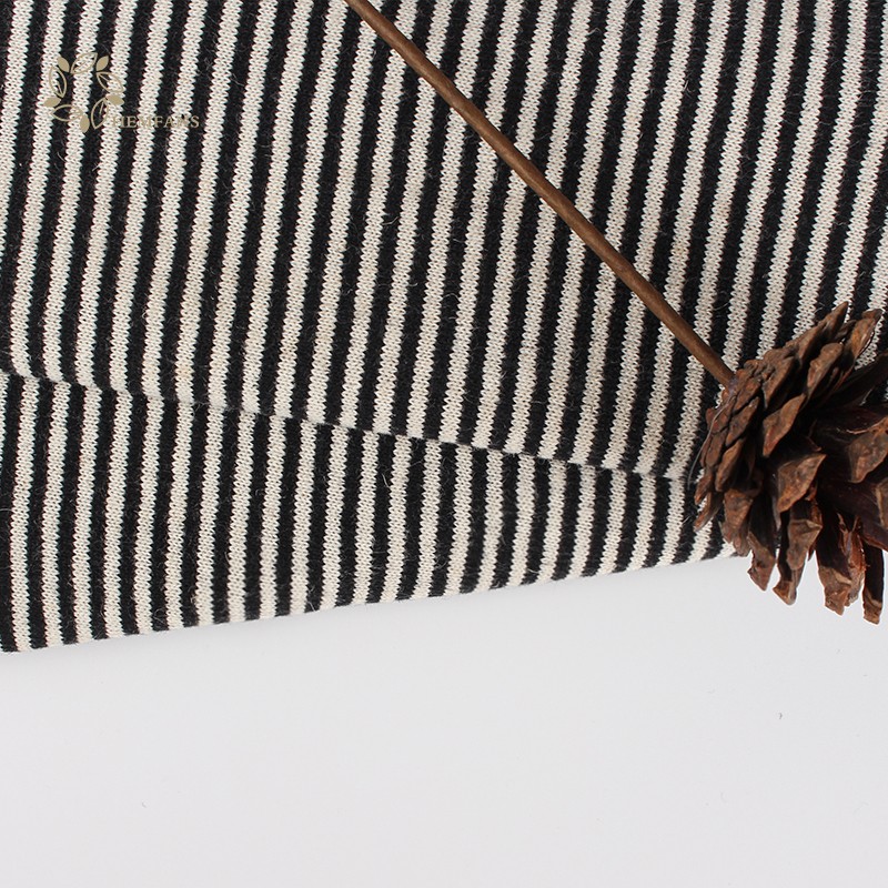 Sweatshirt Fabric Manufacturer - Hemp Cotton Striped Jersey