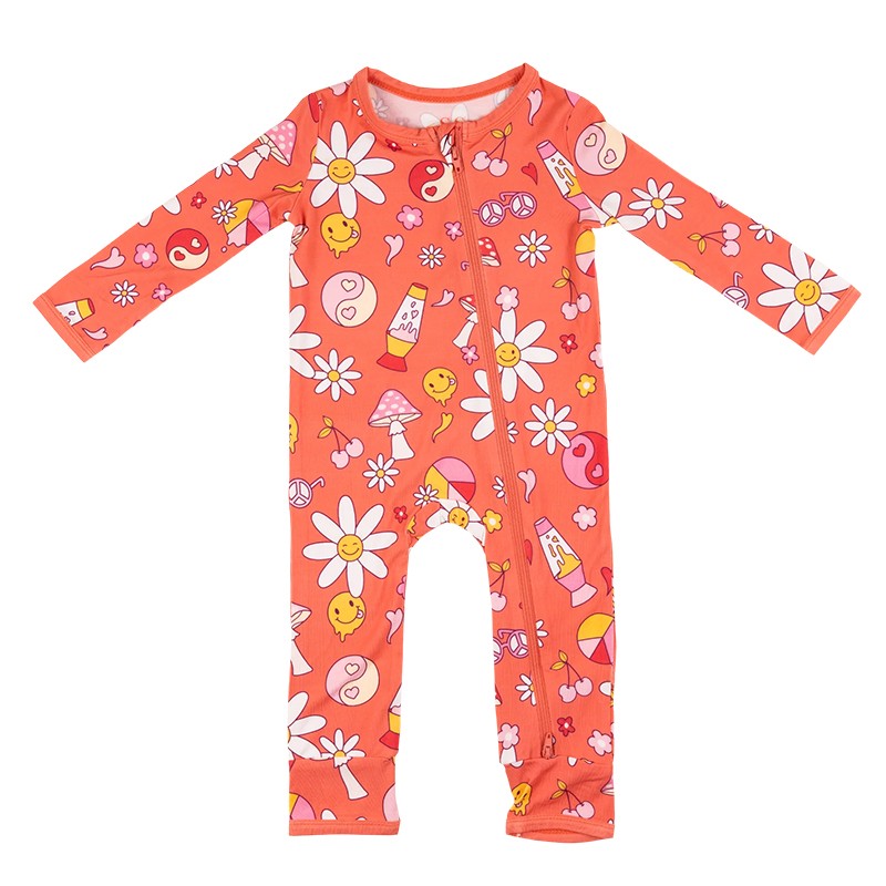 Baby Pajamas Supplier - Organic Bamboo Zipper Jersey