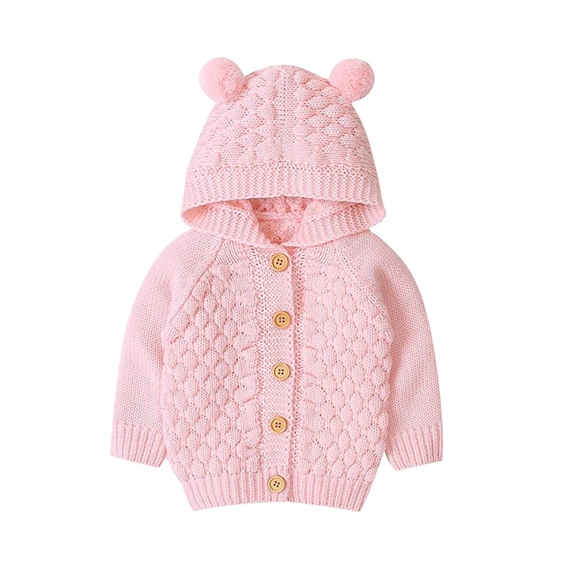 Baby Sweater Supplier - Unisex Knit Cotton Button