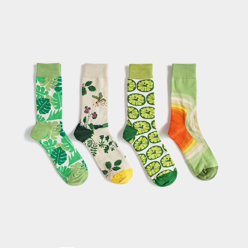 Men's Socks Supplier - Hemp Organic Cotton Jacquard