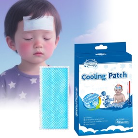 Factory OEM Hydrogel Kids Forehead Patch Baby Ice Cold Patch
