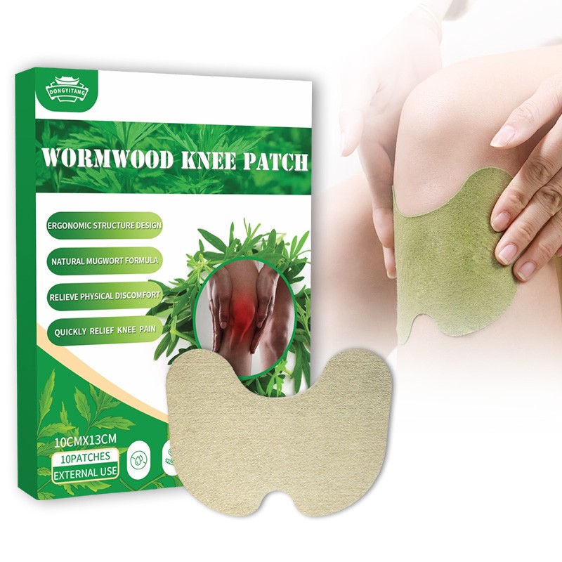 Natural Wormwood Chinese Herbal Patch Self-Heating Knee Pain Patch
