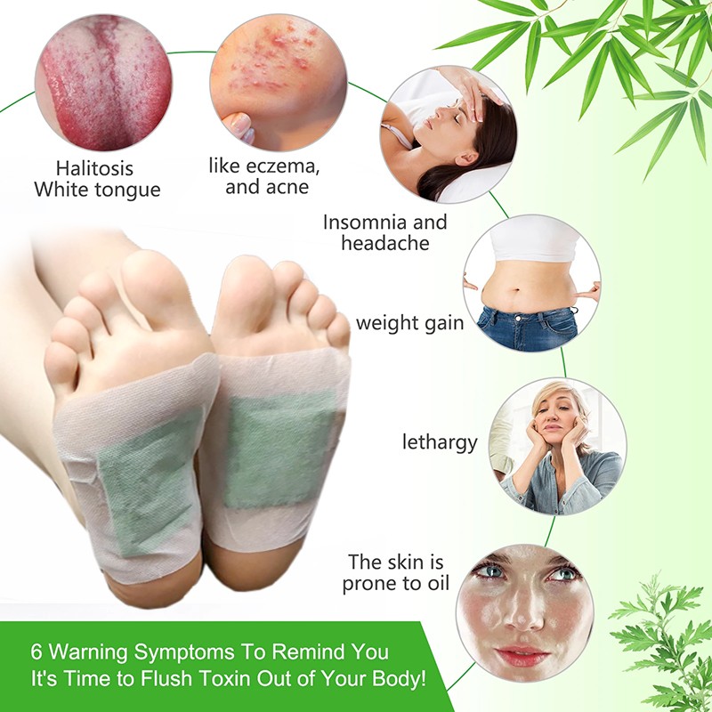 High Quality Deep Sleeping Detox Foot Pads Body Cleansing Foot Care Improve Sleep Herbal Detox Foot Patches