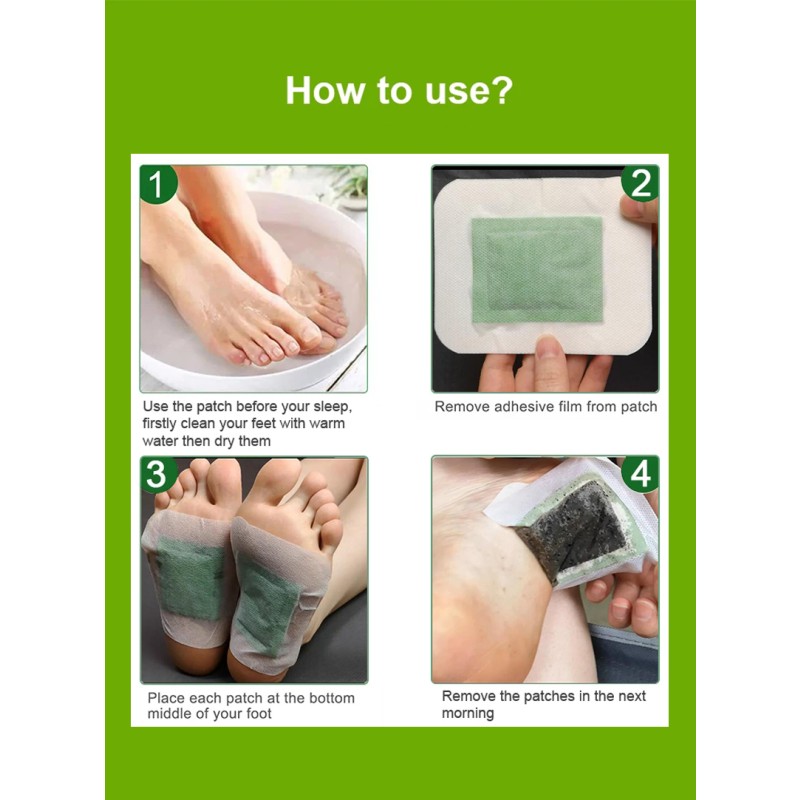 ODM/OEM Natural Ginger Deep Remove Toxins Sleep Foot Detox Patch