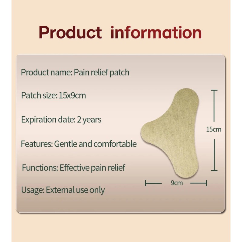 Factory Customization Herbal Shoulder Neck Muscle Pain Patch