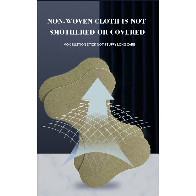 Hot Sale Moxibustion Plaster Patch Lumbar Muscle Strain Back Pain Wormwood Lumbar Pain Patch