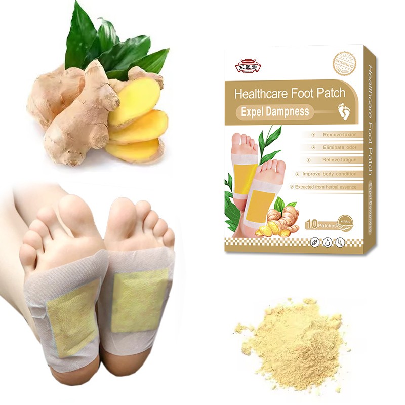 Deep Cleansing Herbal Detox Foot Patch Ginger Detox Foot Care Improves Sleep Slimming Detox Foot Patch