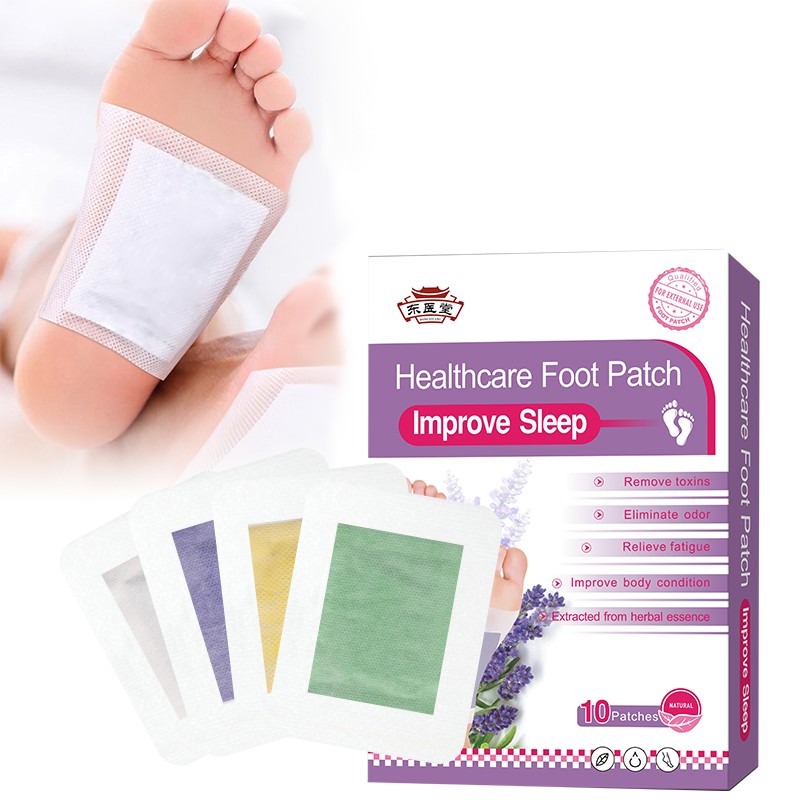 High Quality Natural Herbs Bamboo Vinegar Detox Foot Patch Deep Cleansing Foot Patch