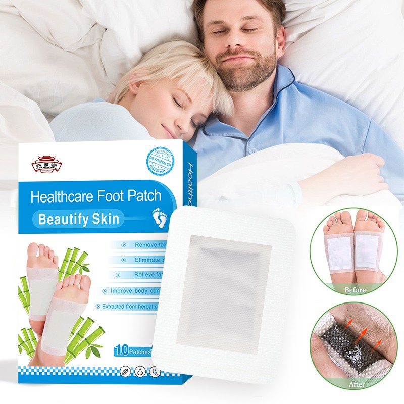 High Quality Natural Herbs Bamboo Vinegar Detox Foot Patch Deep Cleansing Foot Patch