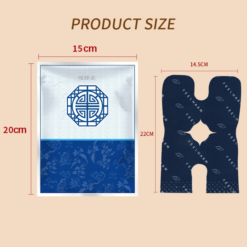 Custom Logo Knee Heating Patches Hot Selling Warm Knee Pads