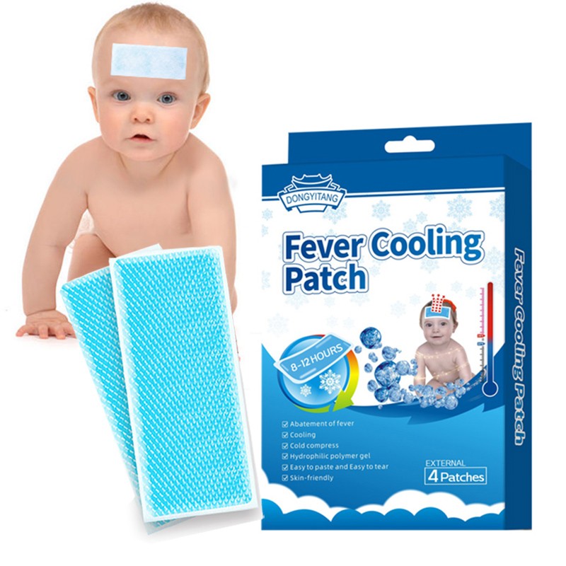 Factory Customization Baby Health Products Baby  Cooling Patch Hydrogel Gel Patch