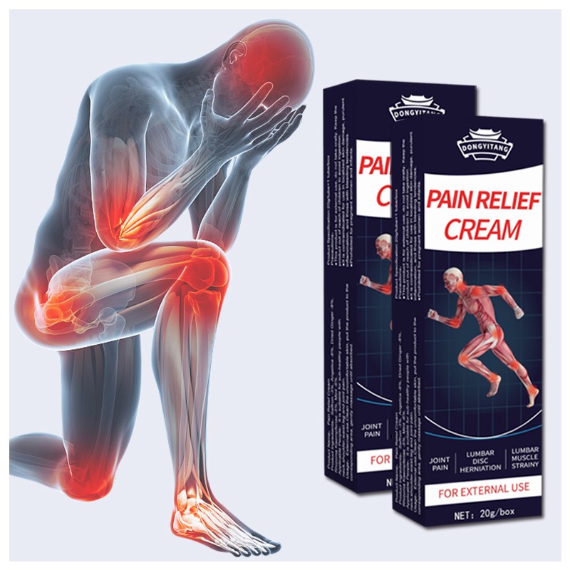Natural Herbal Pain Cream Muscle Pain Neck Shoulder Waist Leg Knee Pain Massage Ointment