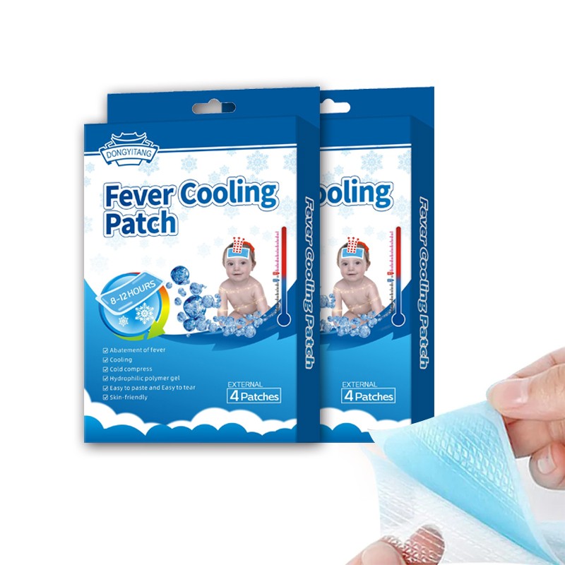 OEM/ODM Private Label Cooling Ptach No Side Effects Forehead Cooling Gel Patch