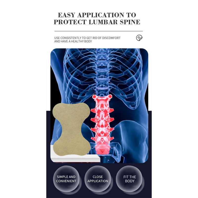 Factory Customization Moxibustion Plaster Lumbar Spine Wormwood Waist Pain Patch