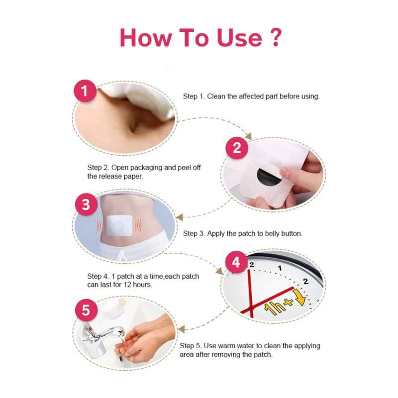 Factory Price Detox Slimming Patch Slim Belly Fat Patches