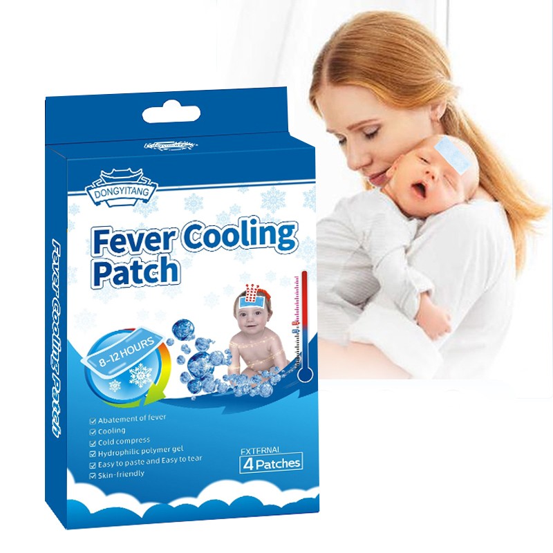 Factory Customization Baby Health Products Baby  Cooling Patch Hydrogel Gel Patch