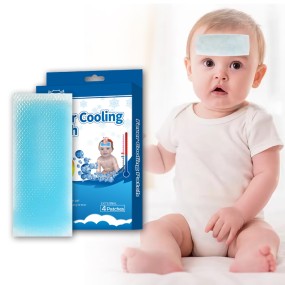 Baby Cooling Patch Safe Effective Forehead Hydrogel Gel Patch