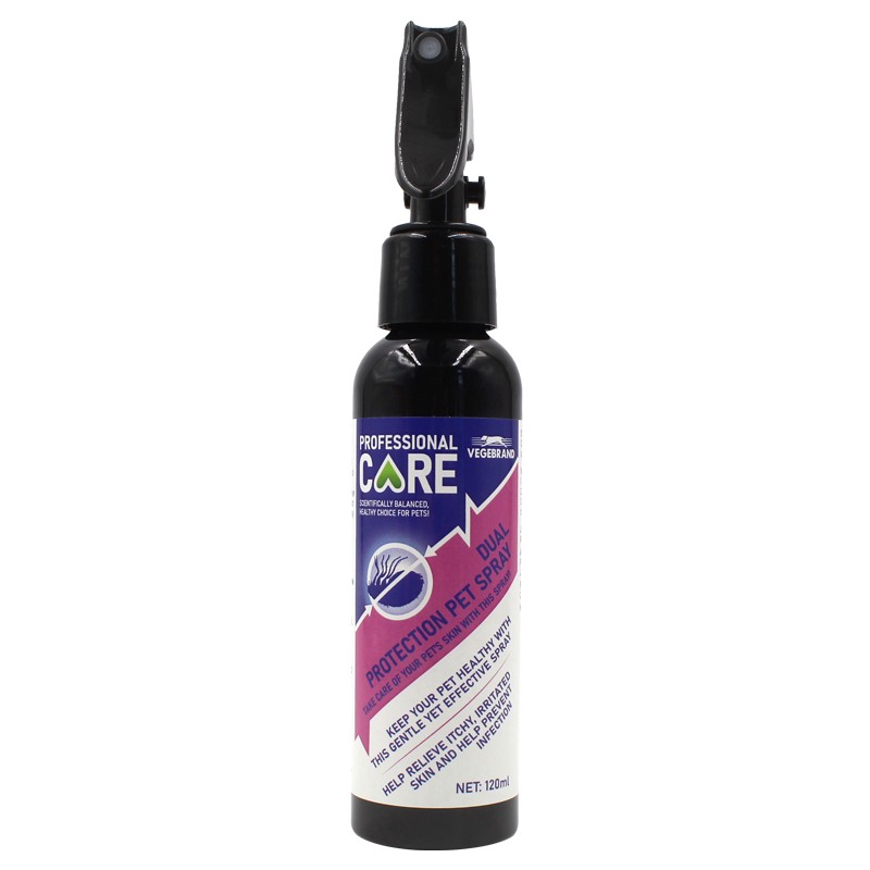 Non-toxic Plant-based Formula Pet Pro-care Spray 120ml Anti Mite Spray Pet Skin Relief Spray Gentle for Pets