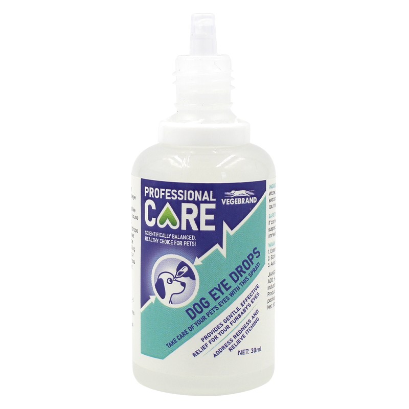Soothing Formula Pet Eye Care Drops 30ml Gentle Effective Address Redness and Relieve Itching Pet Tear Stains Cleaner & Remover