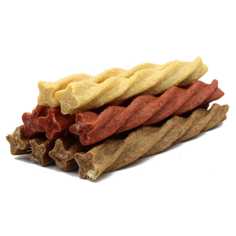 OEM Pet Dry Food Manufacturer Dog Collagen Chew Treats High Protein Nutritional Dog Snack For Daily Training Rewards