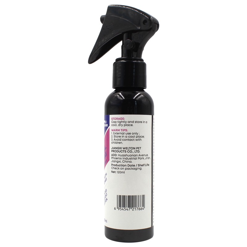 Non-toxic Plant-based Formula Pet Pro-care Spray 120ml Anti Mite Spray Pet Skin Relief Spray Gentle for Pets