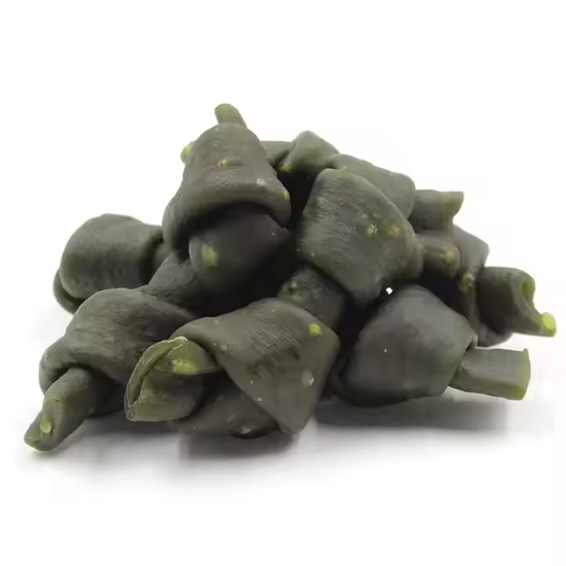 Organic Bulk Green Tea Flavor Dog Treats Fresh Breath Chew Bones Grain-Free Pet Food