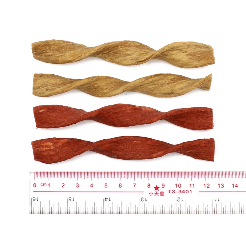 Premium Pet Dog Dental Bone Treats Collagen Twist Stick Teeth Grinding Dog Snack High Protein Contents Chewy Pet Treats