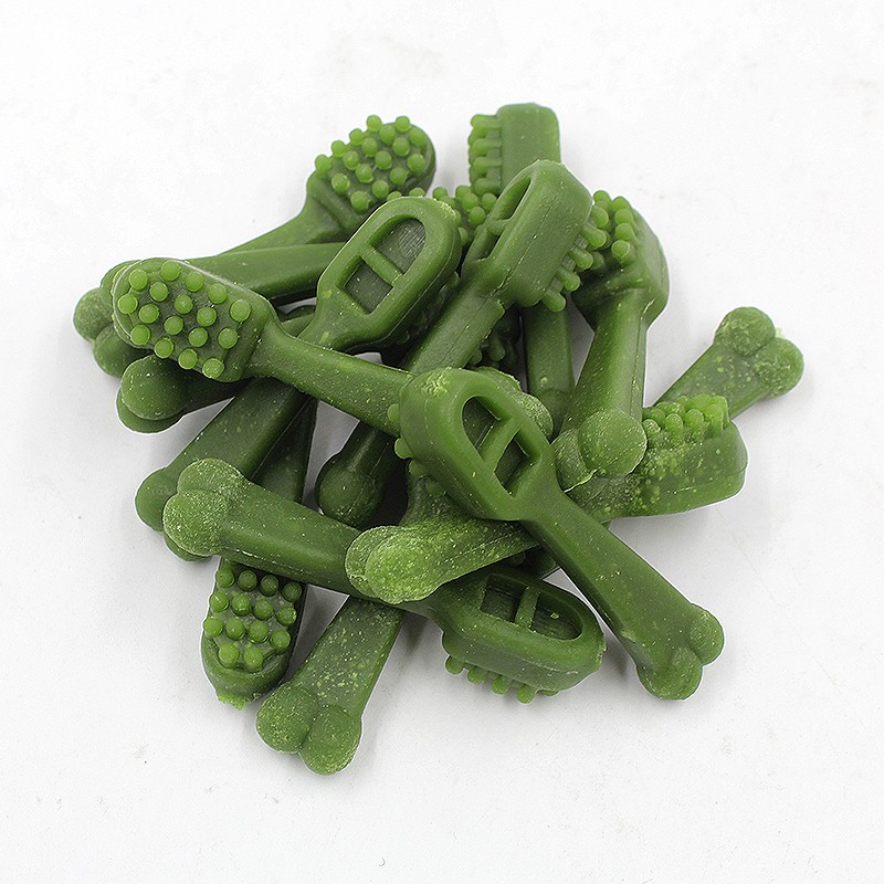 Premium Pet Treats Dog Toothbrush Dental Bone Treats Green Tea Flavor Dog Rewards Snack Factory Offer