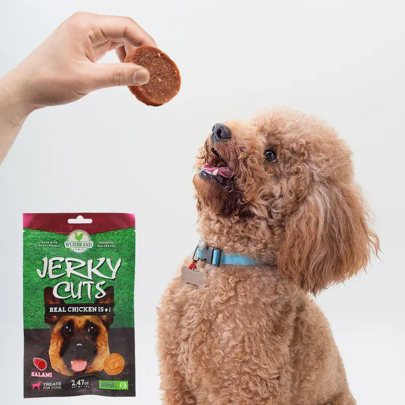 Puppy Health Pet Snacks Clean Teeth Dog Food Dry Dog Treats Chicken Circular Chips Pet Treats Snack for Dog