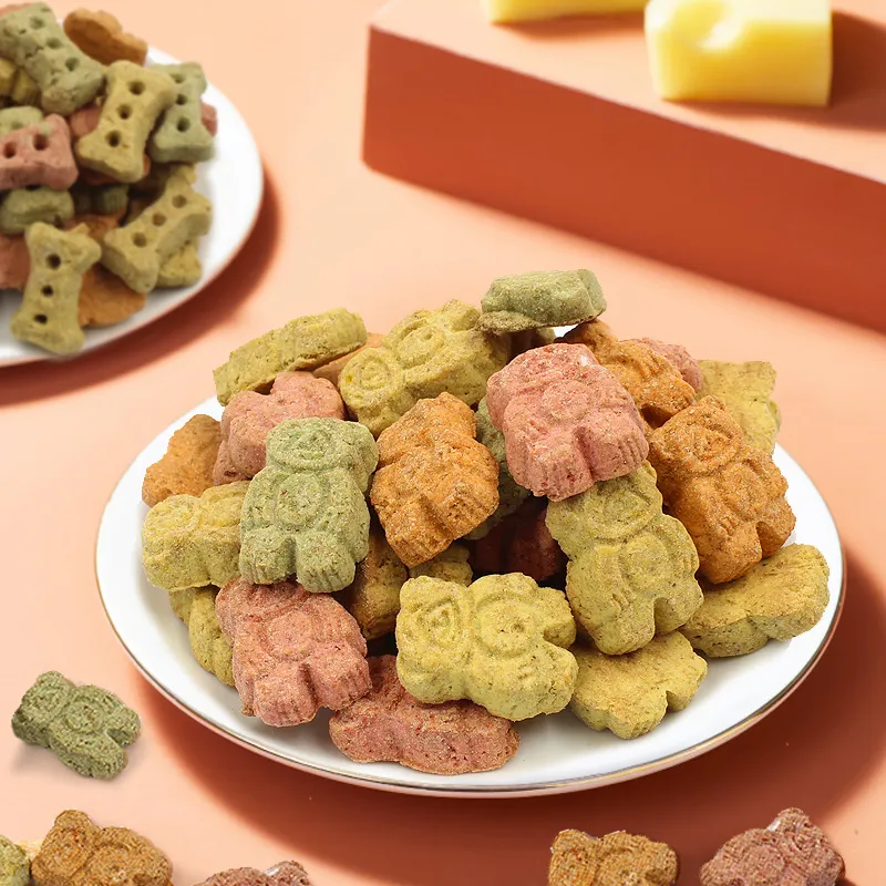 OEM/ODM  Dog Cat Treats Biscuits Snacks Healthy Baked Crunchy Training Rewards for Small Medium Large Pets