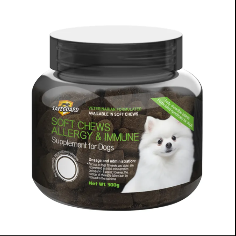Pet Vitamins Supplements for Dogs Cats Hip Joint Care Skin Coat Digestive Health Support Soft Chews Liquid Powder