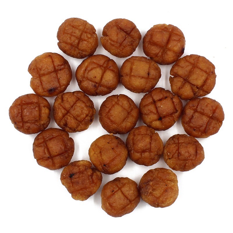 Private Label Customizing Tasty Baked Meaty Burger Ball Snacks For Dog Pet Dog Behavior Training Treats All Natural Pet treats