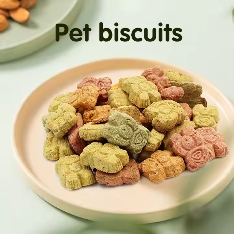 OEM/ODM  Dog Cat Treats Biscuits Snacks Healthy Baked Crunchy Training Rewards for Small Medium Large Pets