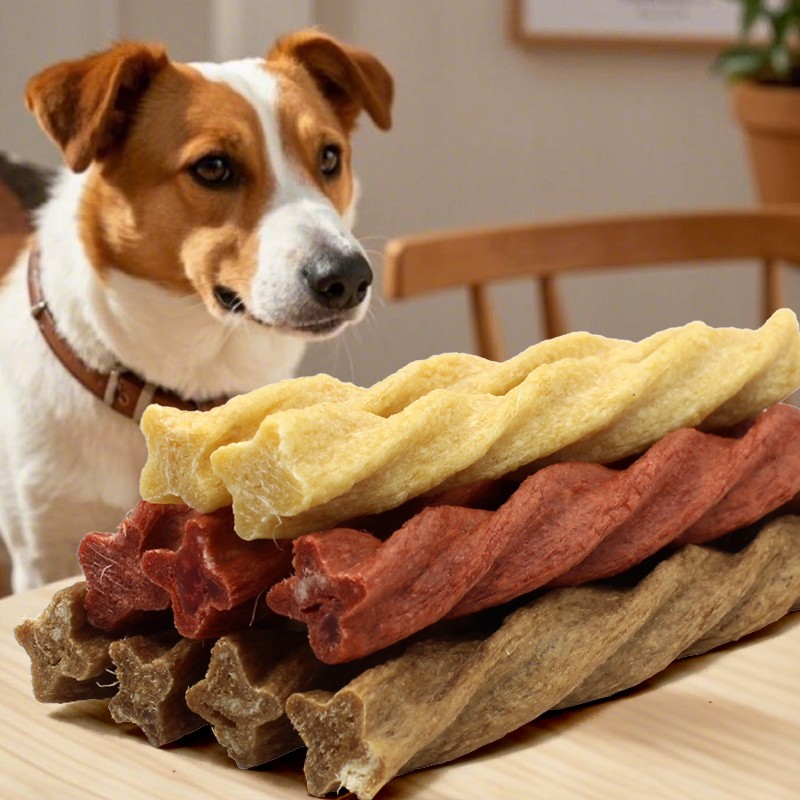 OEM Pet Dry Food Manufacturer Dog Collagen Chew Treats High Protein Nutritional Dog Snack For Daily Training Rewards